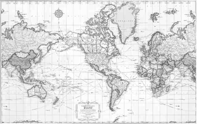 Фізична карта світу